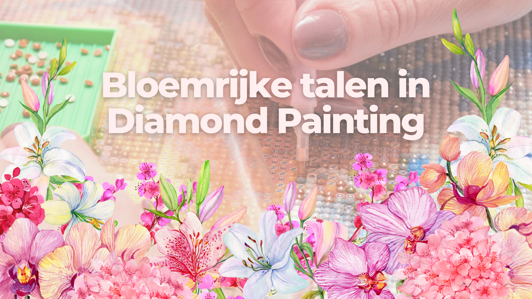 Bloemrijke talen in Diamond Painting Diamond Painting Planet