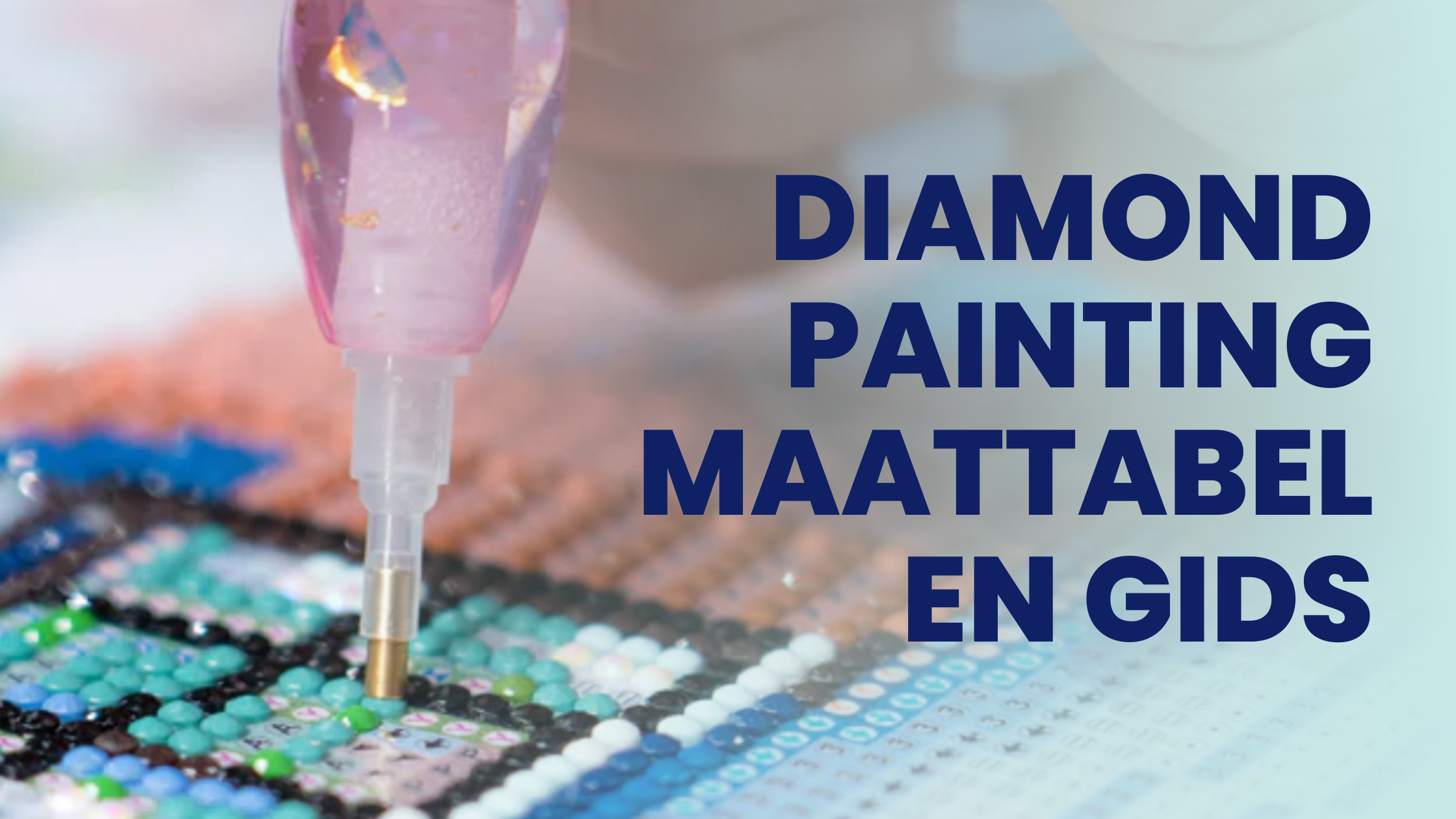 Diamond Painting maattabel en gids Diamond Painting Planet