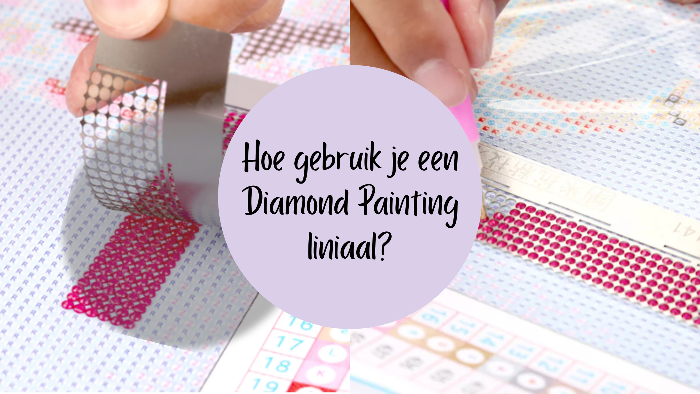 Hoe gebruik je een Diamond Painting-liniaal? Diamond Painting Planet