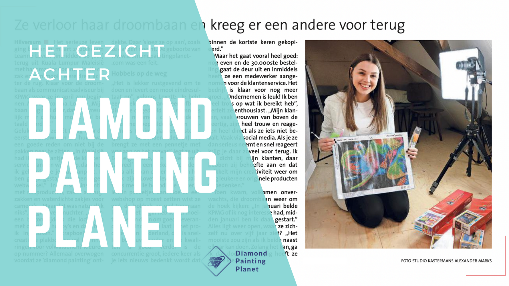 Het gezicht achter Diamond Painting Planet! Diamond Painting Planet