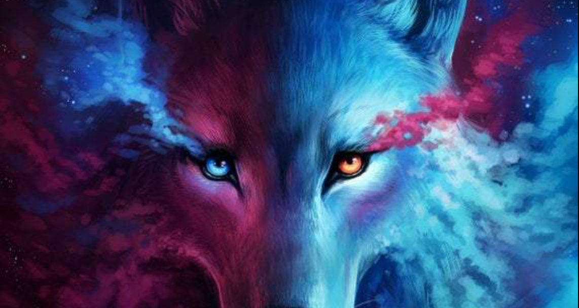 diamond painting met wolven