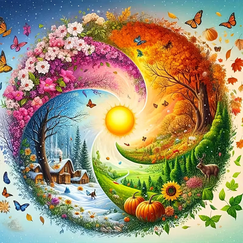 Vier Seizoenen in Harmonie (Morgen in huis)