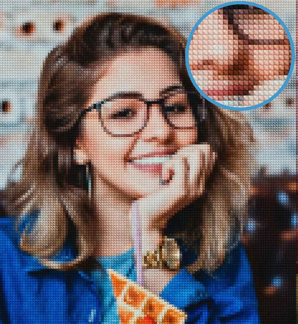 Eigen Foto Diamond Painting Planet