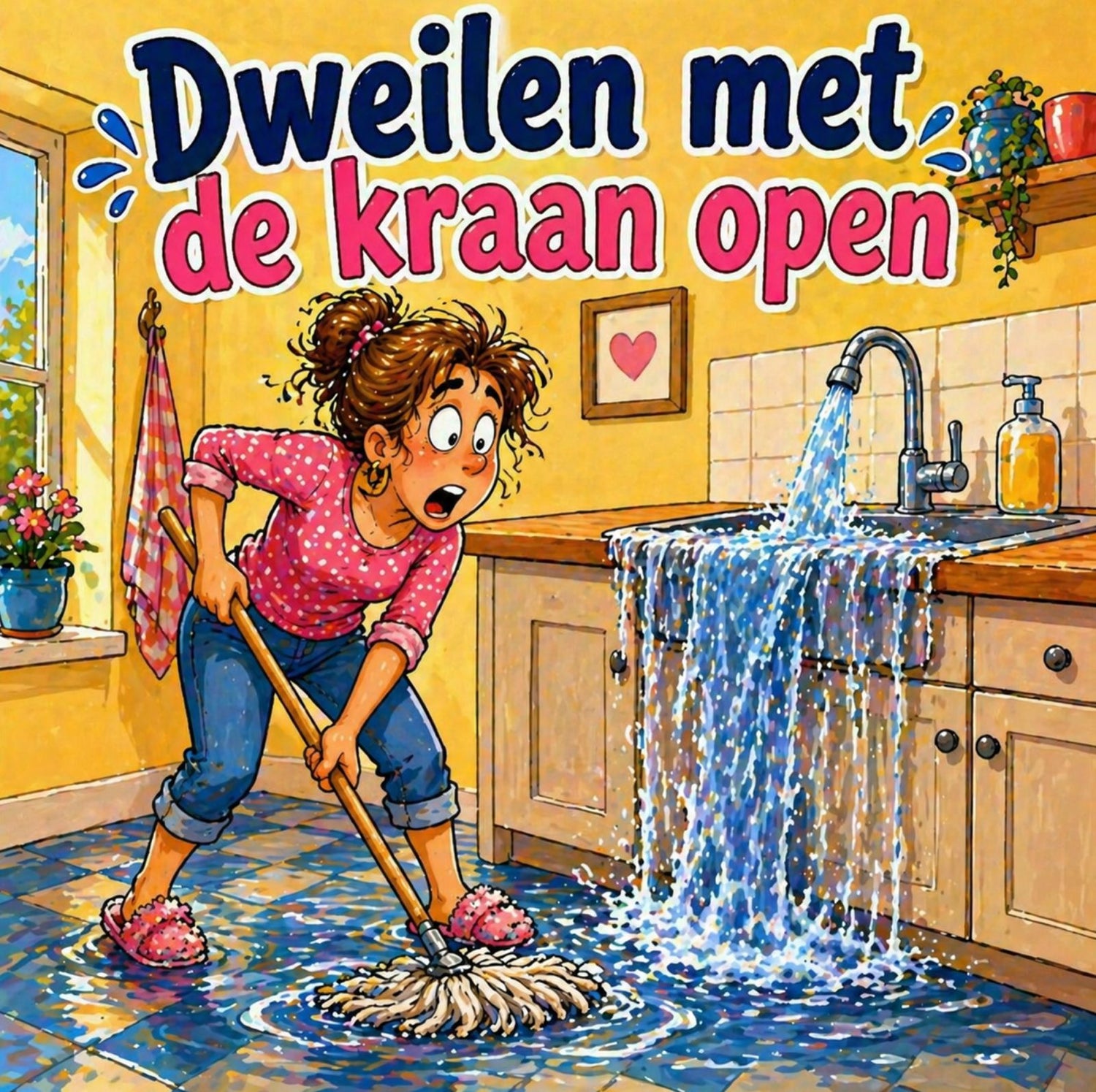 Dweilen met de kraan open