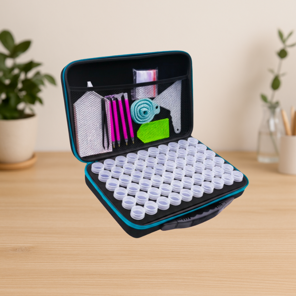 Opbergkoffer (Morgen in huis) Diamond Painting Planet