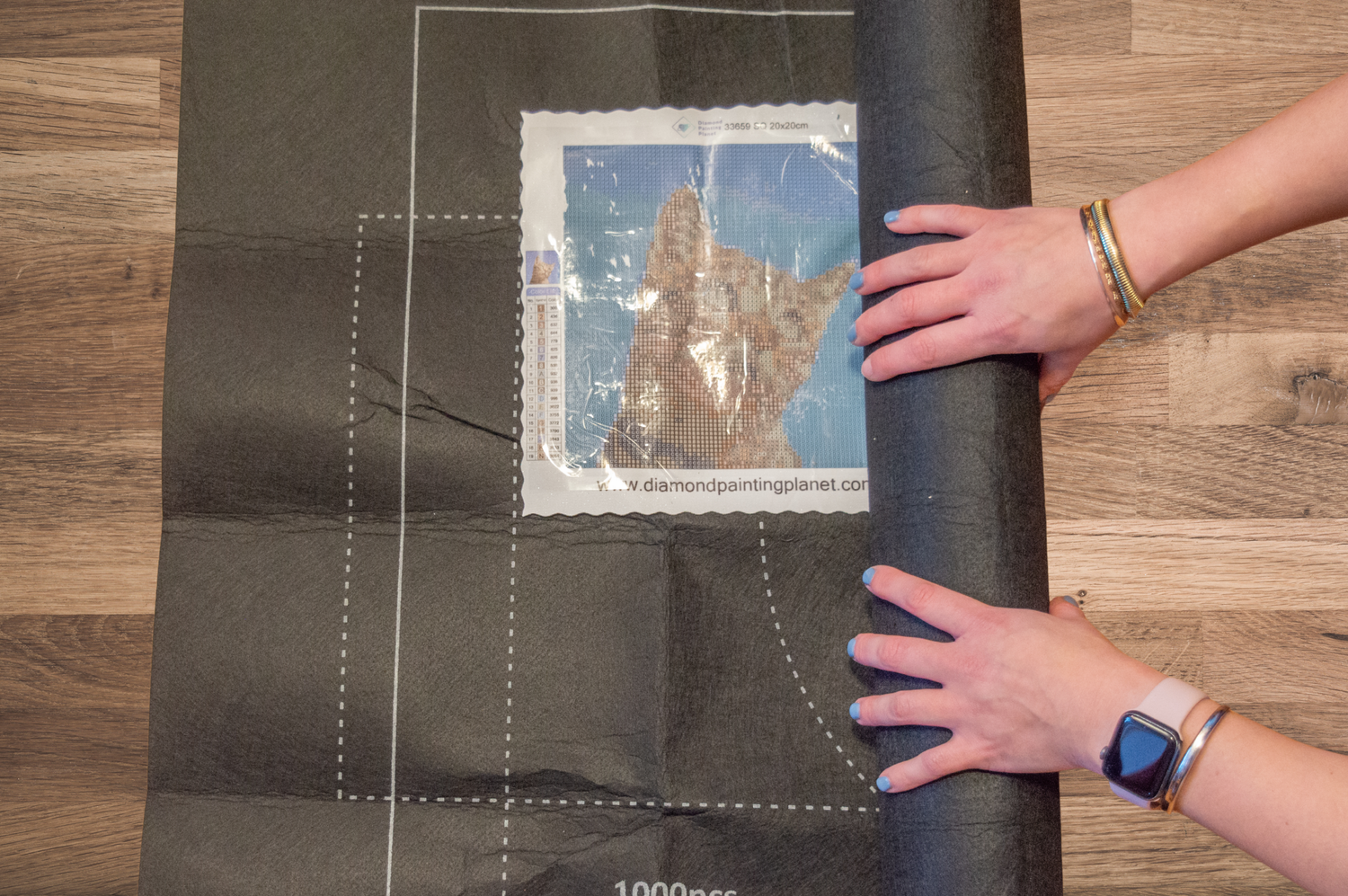 Diamond Painting opberg mat (Morgen in huis) Diamond Painting Planet