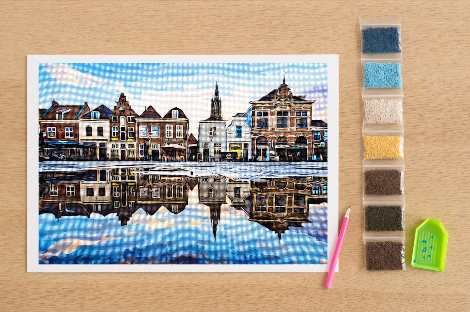 Gracht van Utrecht met Domtoren