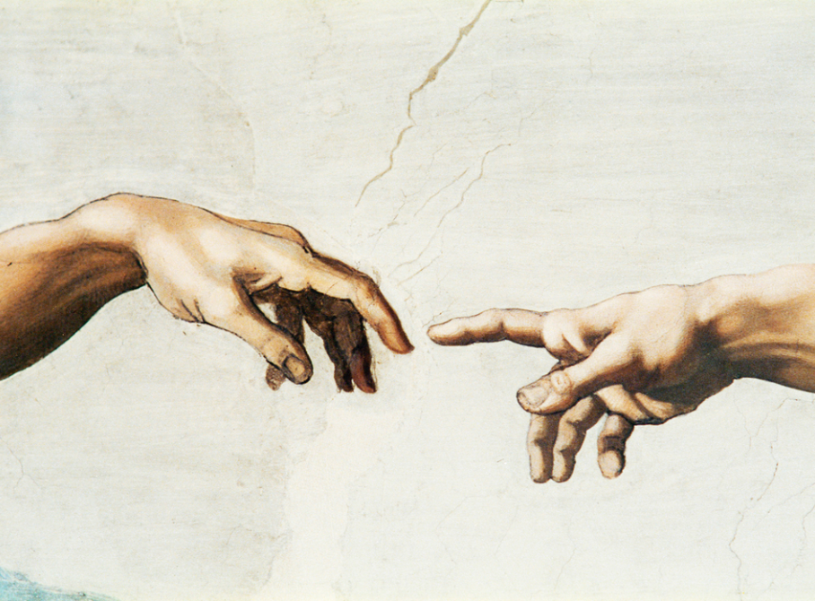 Michelangelo - Schepping van Adam Diamond Painting Planet