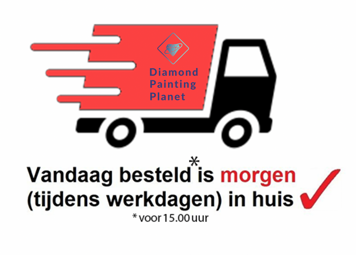 Kerst - 5 luik (Morgen in huis) Diamond Painting Planet