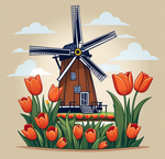 Proefpakket - Molen Diamond Painting Planet