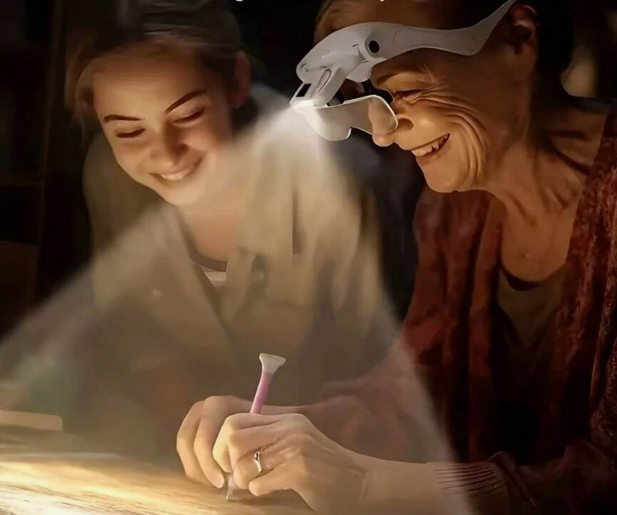 Vergrootglas bril Diamond Painting Planet