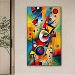 Abstracte Kleurexplosie 35x65cm (Morgen in huis) Diamond Painting Planet