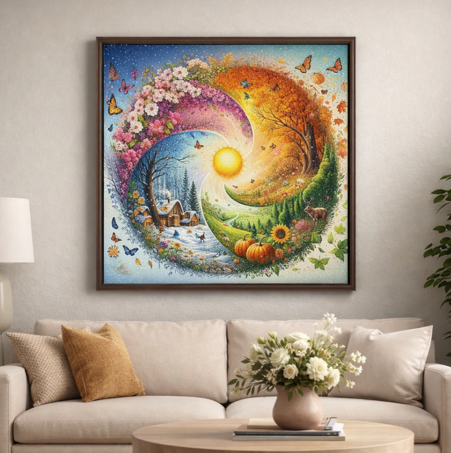 Vier Seizoenen in Harmonie (Morgen in huis)