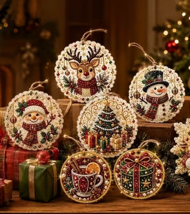 Ornamenten voor de Kerstboom (Morgen in huis)