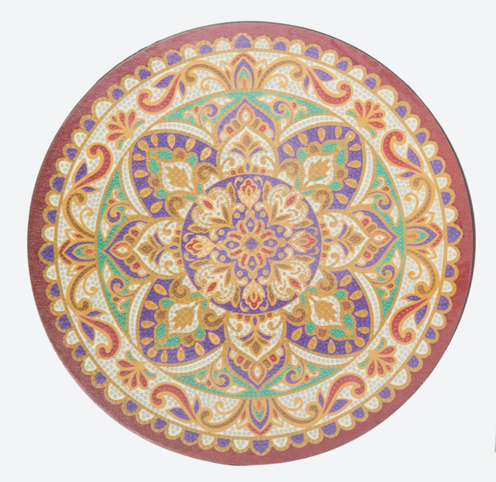 Ronde Mandala's Met Frame Ø 30 cm (Morgen in huis)