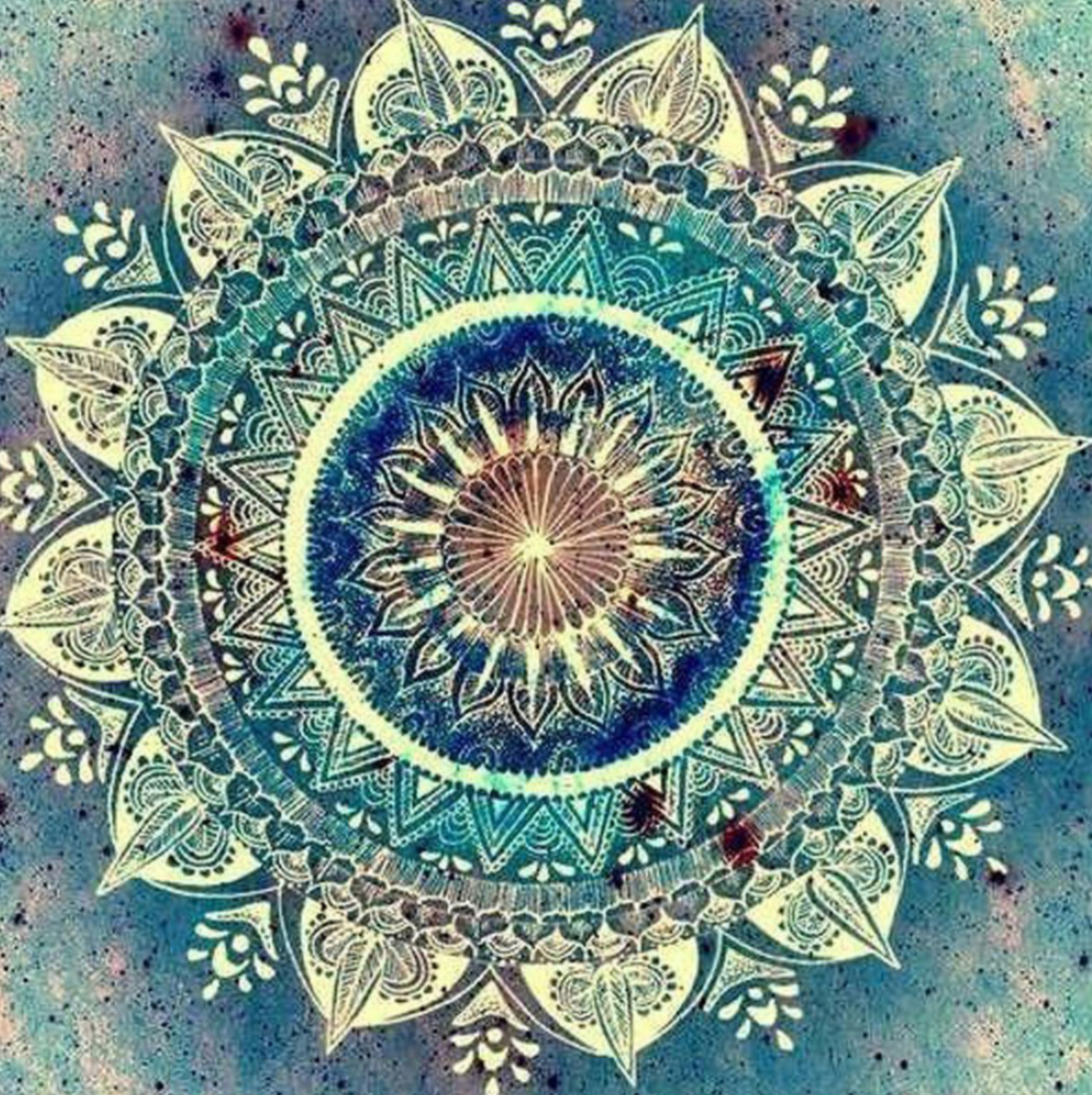Mandala Diamond Painting Planet