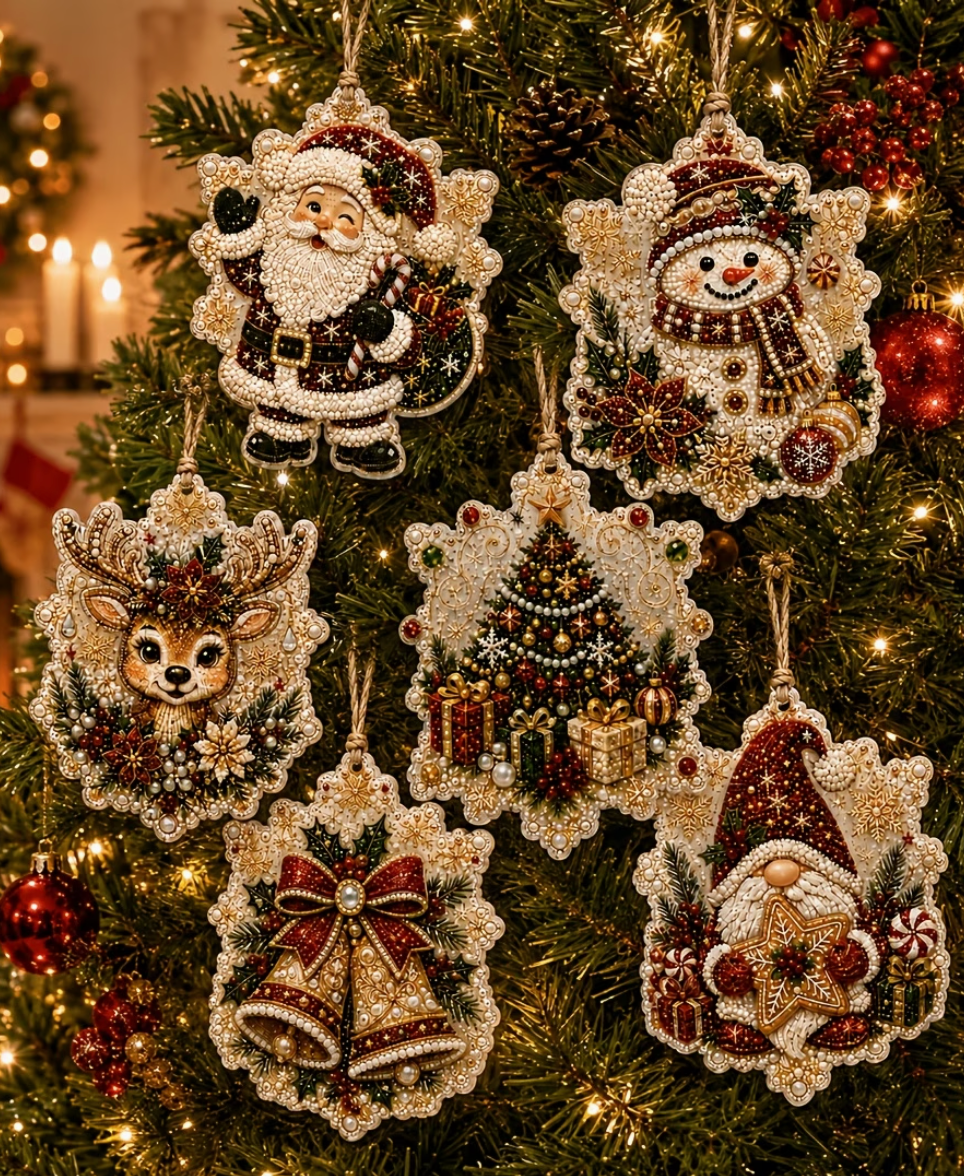 Ornamenten voor de Kerstboom (Morgen in huis)