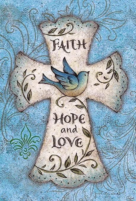 Faith Hope Love (Morgen in huis) Diamond Painting Planet
