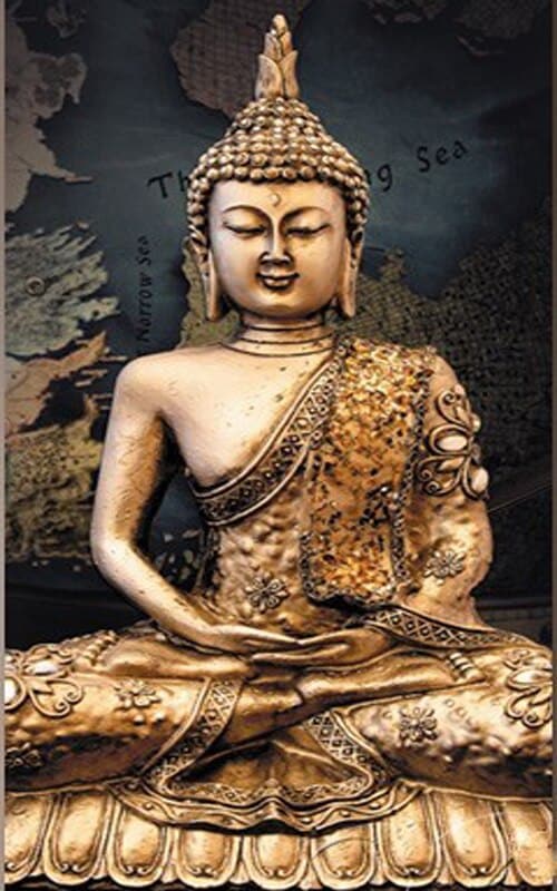 Gouden Boeddha Diamond Painting Planet