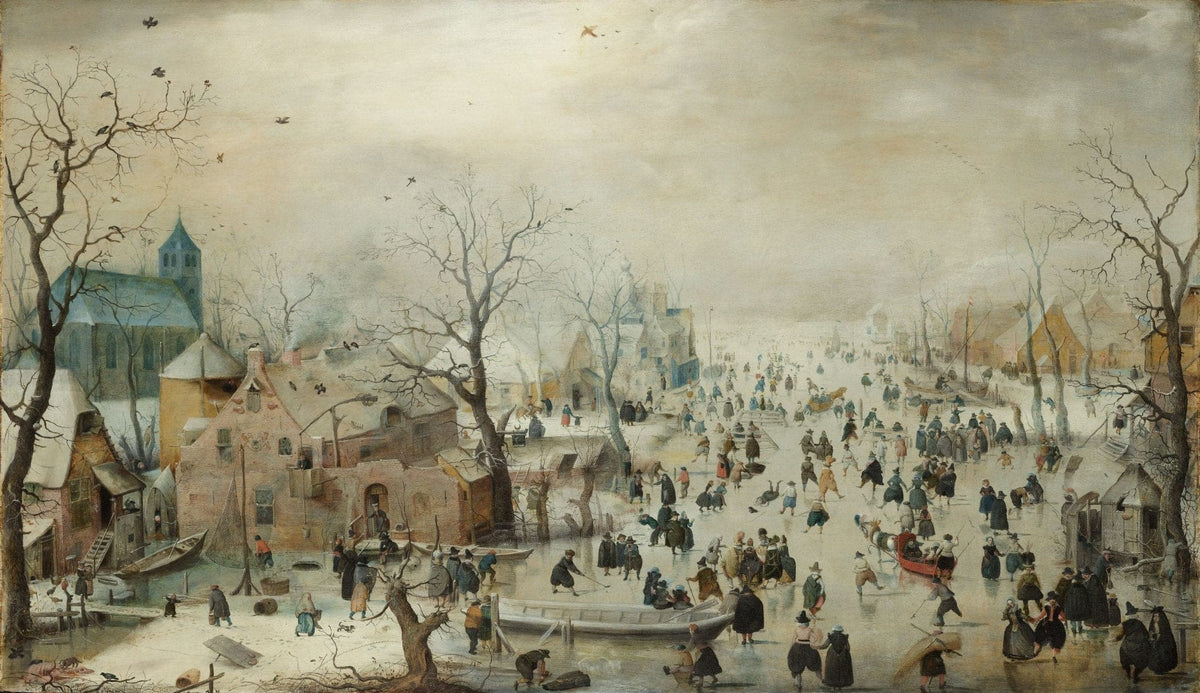 Oud Holland winterlandschap Diamond Painting Planet