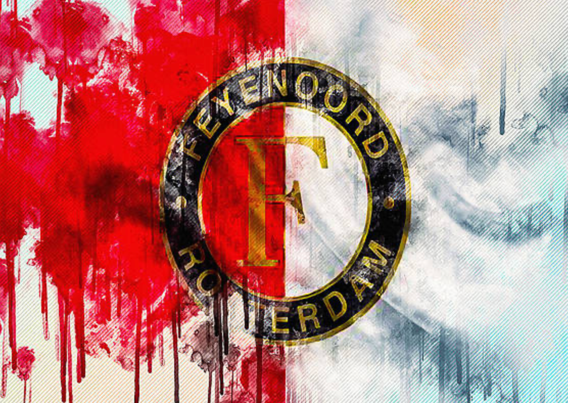 Feyenoord rood/wit Diamond Painting Planet