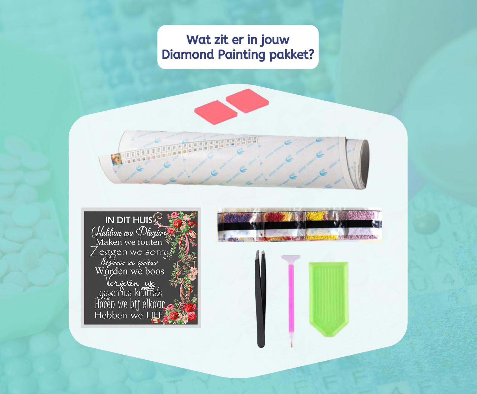 In Dit Huis (Morgen in huis) Diamond Painting Planet