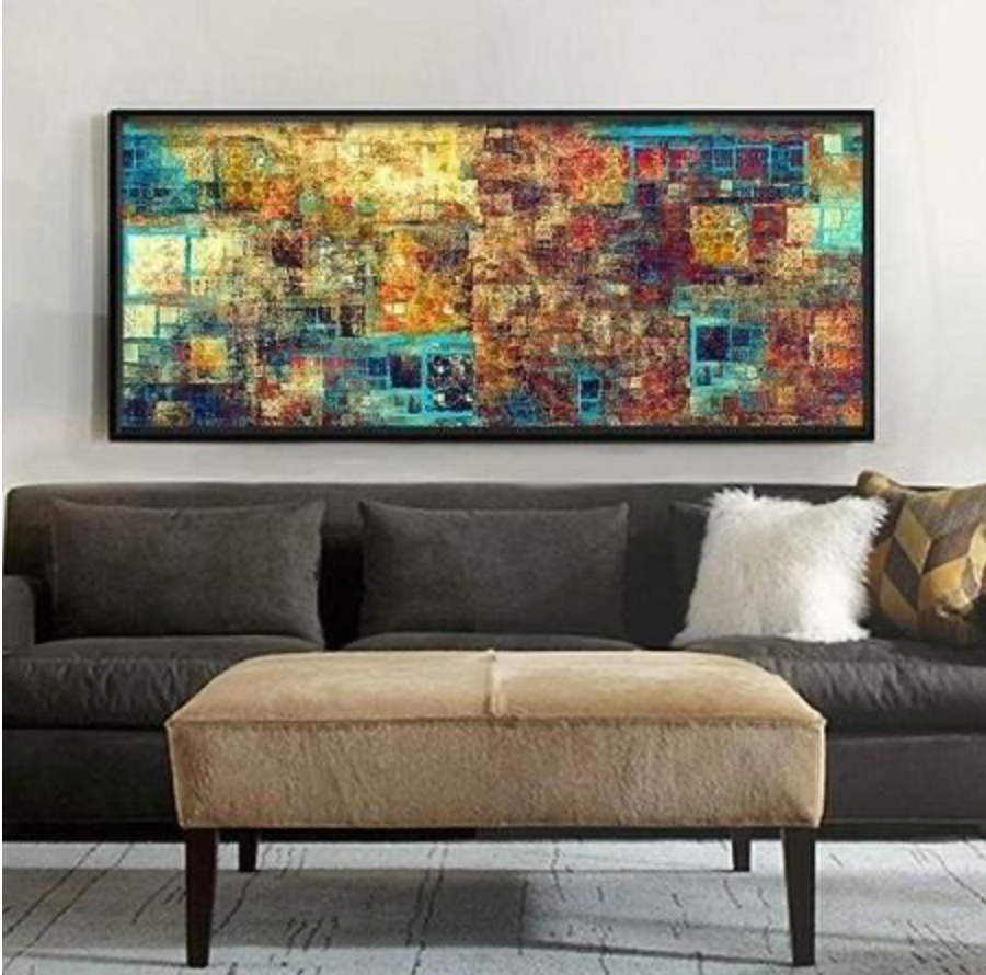Abstract kunst Diamond Painting Planet