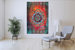 Mandala vulkaan Diamond Painting Planet