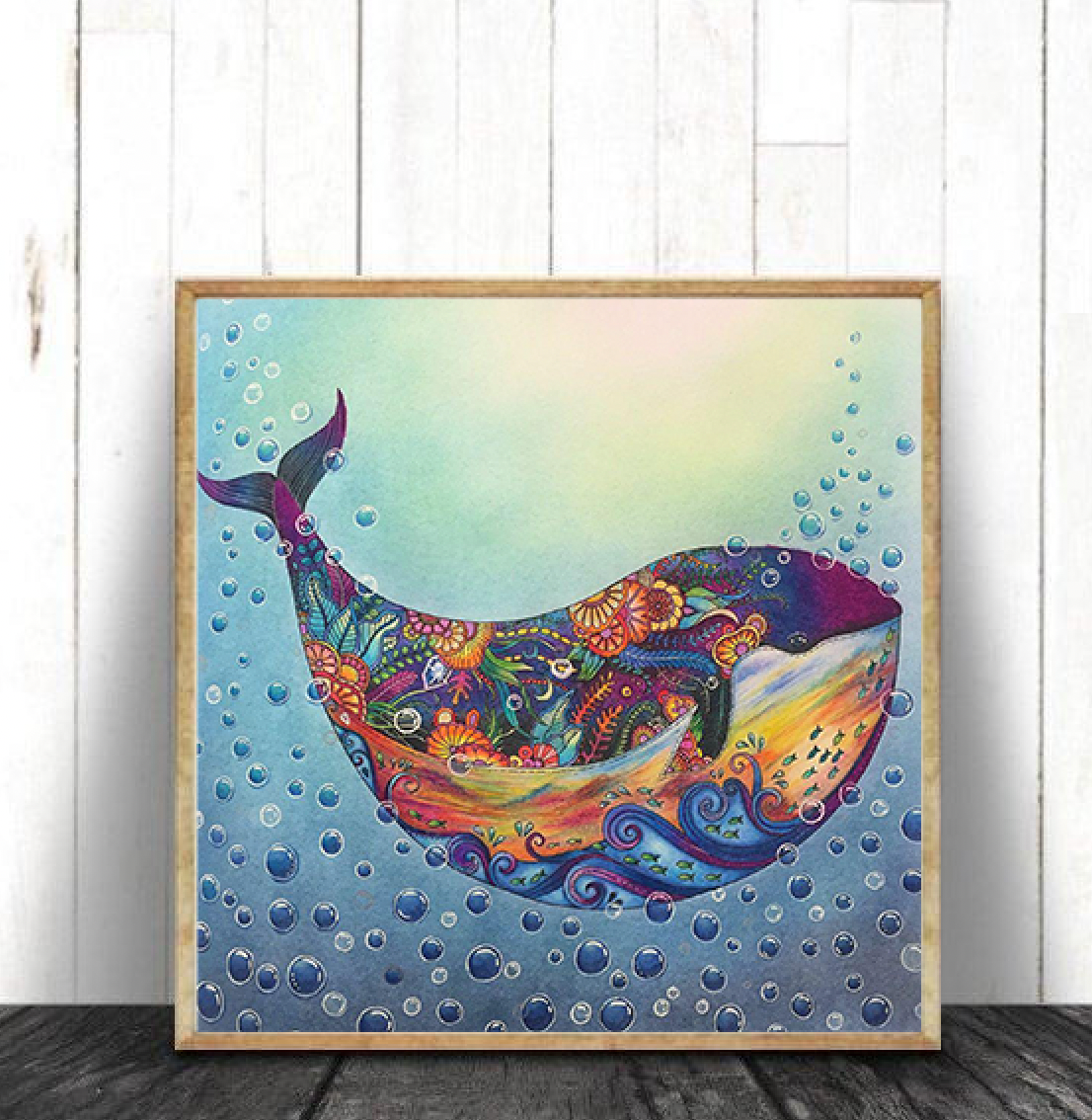 Walvis Diamond Painting Planet