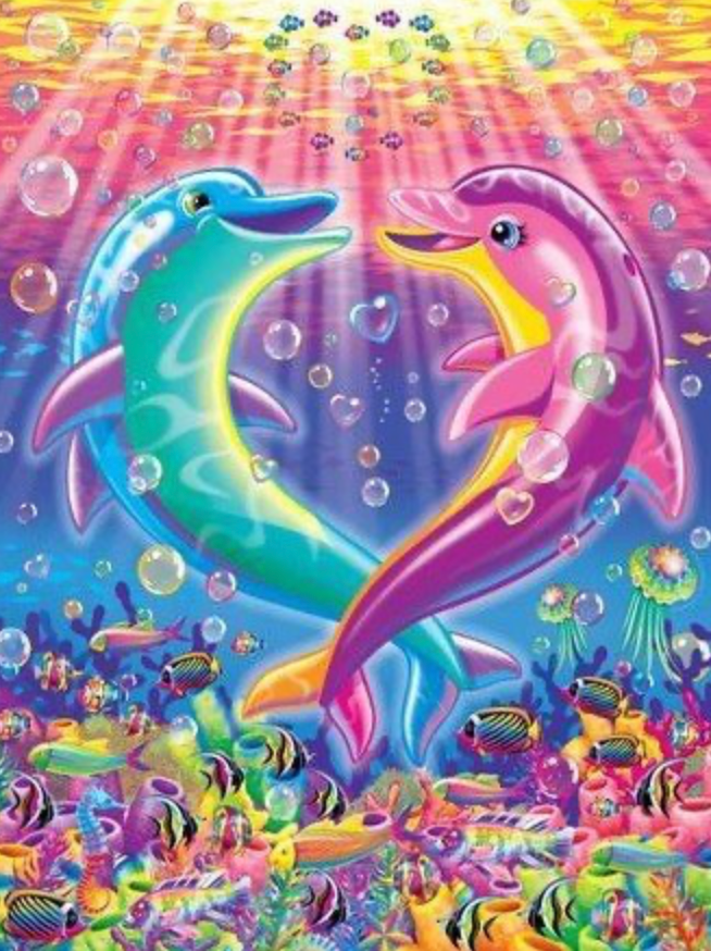 Dansende dolfijnen Diamond Painting Planet