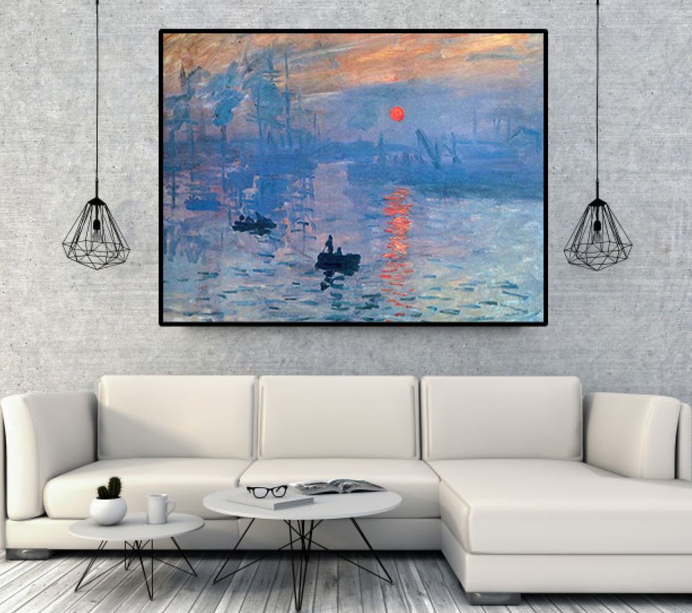 Claude Monet - Impression, soleil levant Diamond Painting Planet