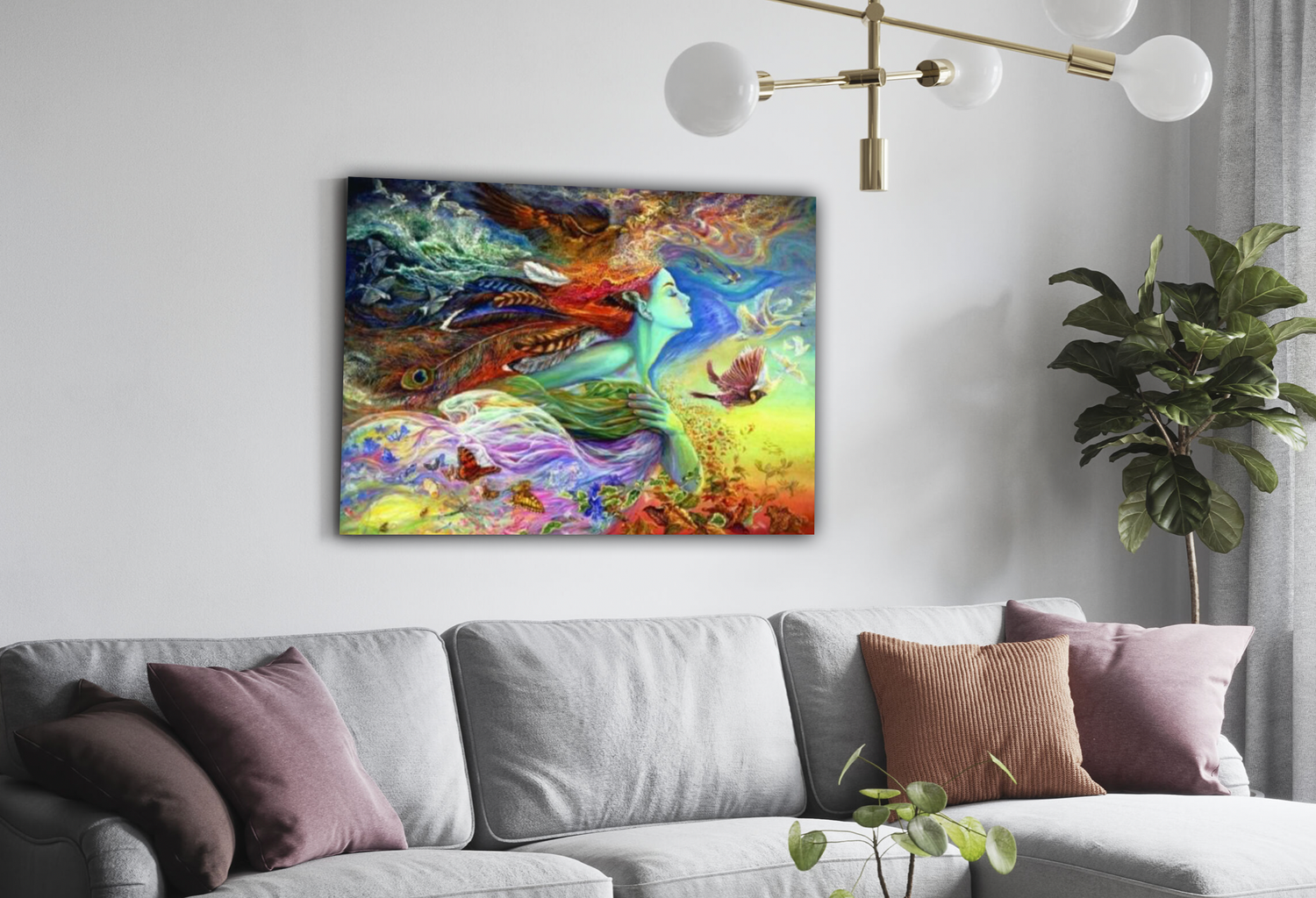 Fantasie vrouw Diamond Painting Planet