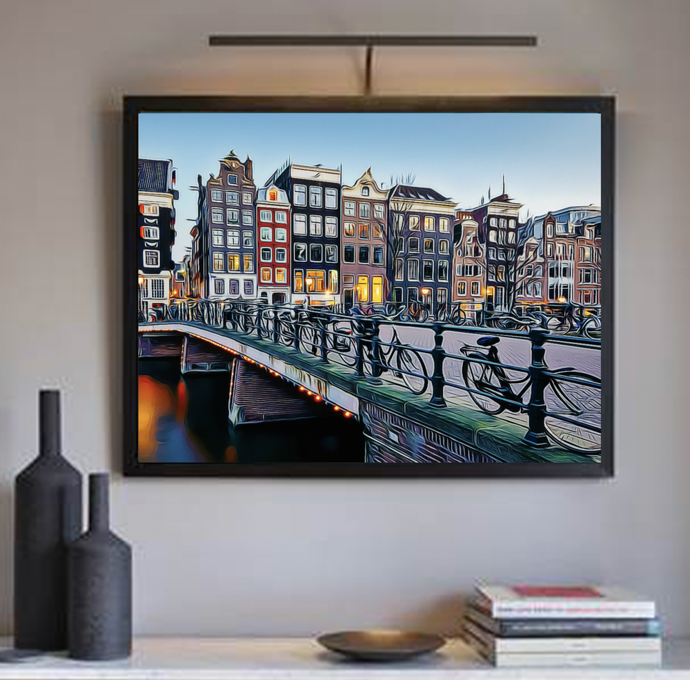Abstract Amsterdam Diamond Painting Planet