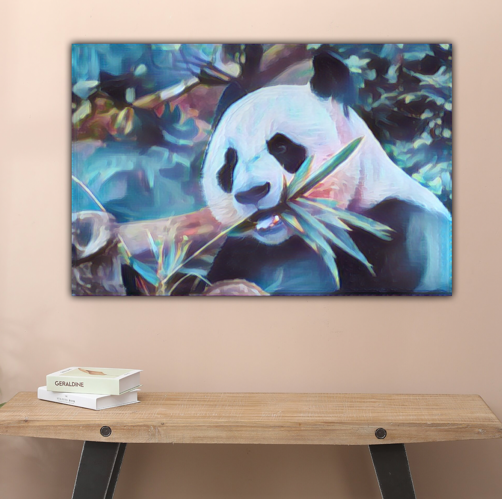 Kleurrijke panda Diamond Painting Planet