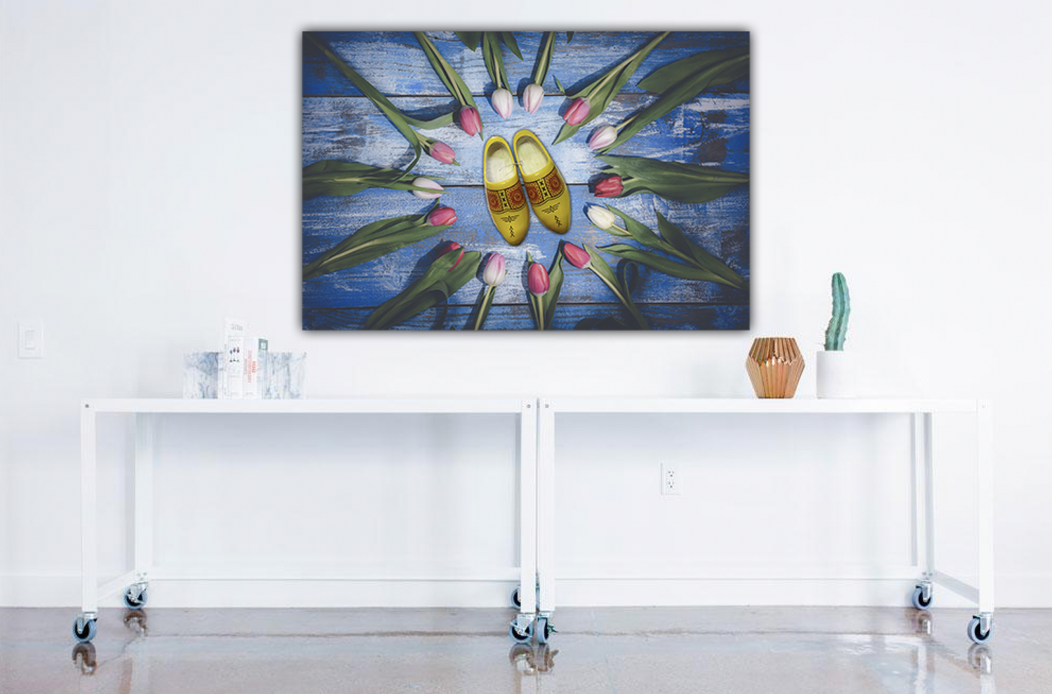 Tulpen en klompen Diamond Painting Planet