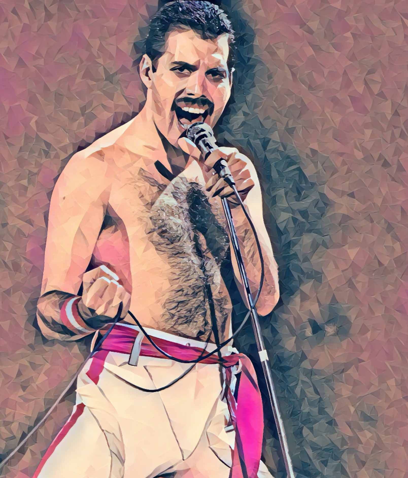 Freddie Mercury Diamond Painting Planet