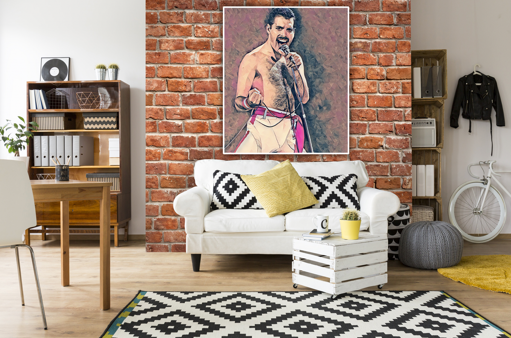 Freddie Mercury Diamond Painting Planet