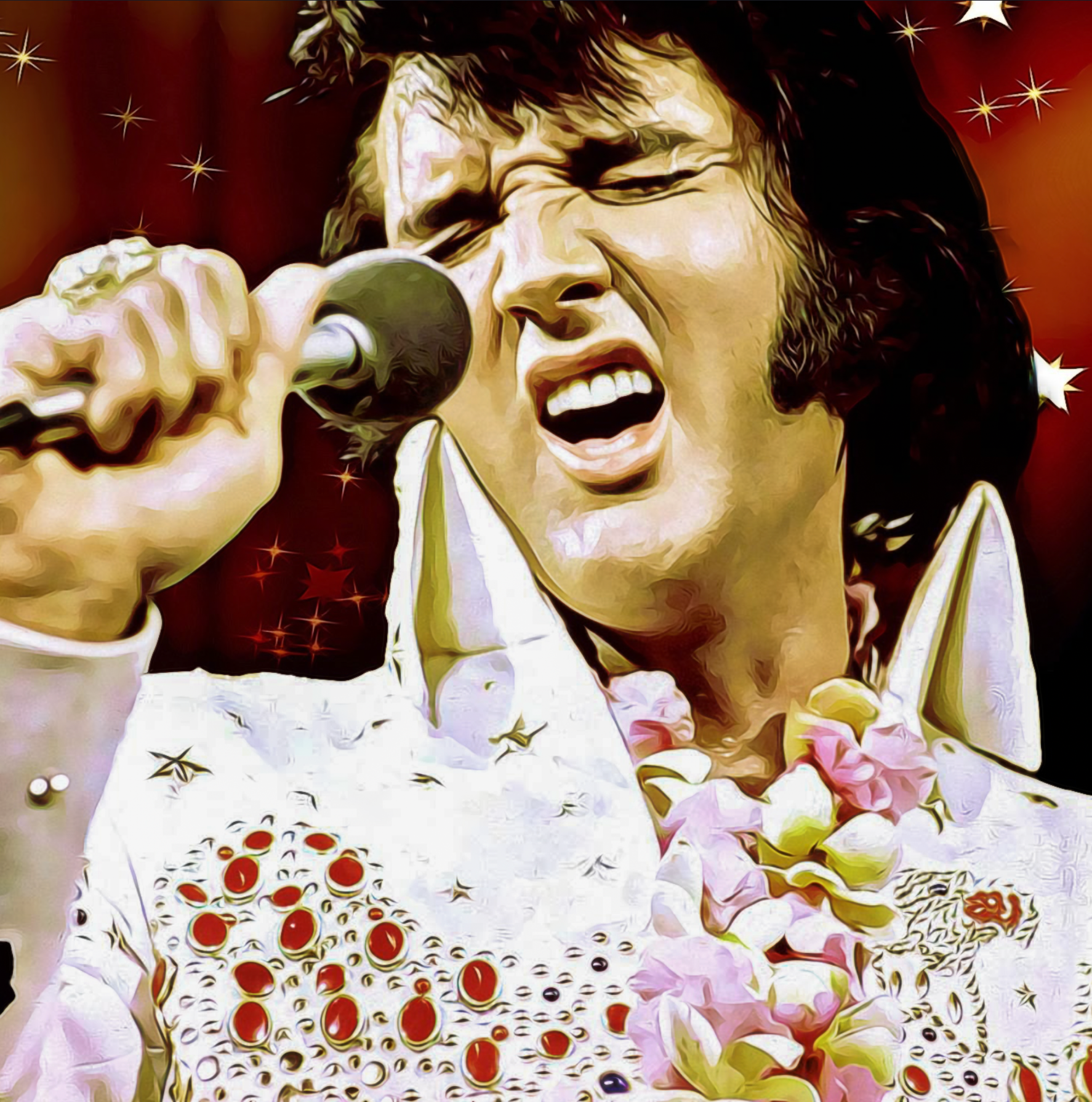 Elvis Presley Diamond Painting Planet