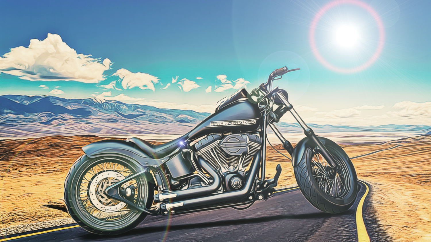 Harley Davidson Diamond Painting Planet