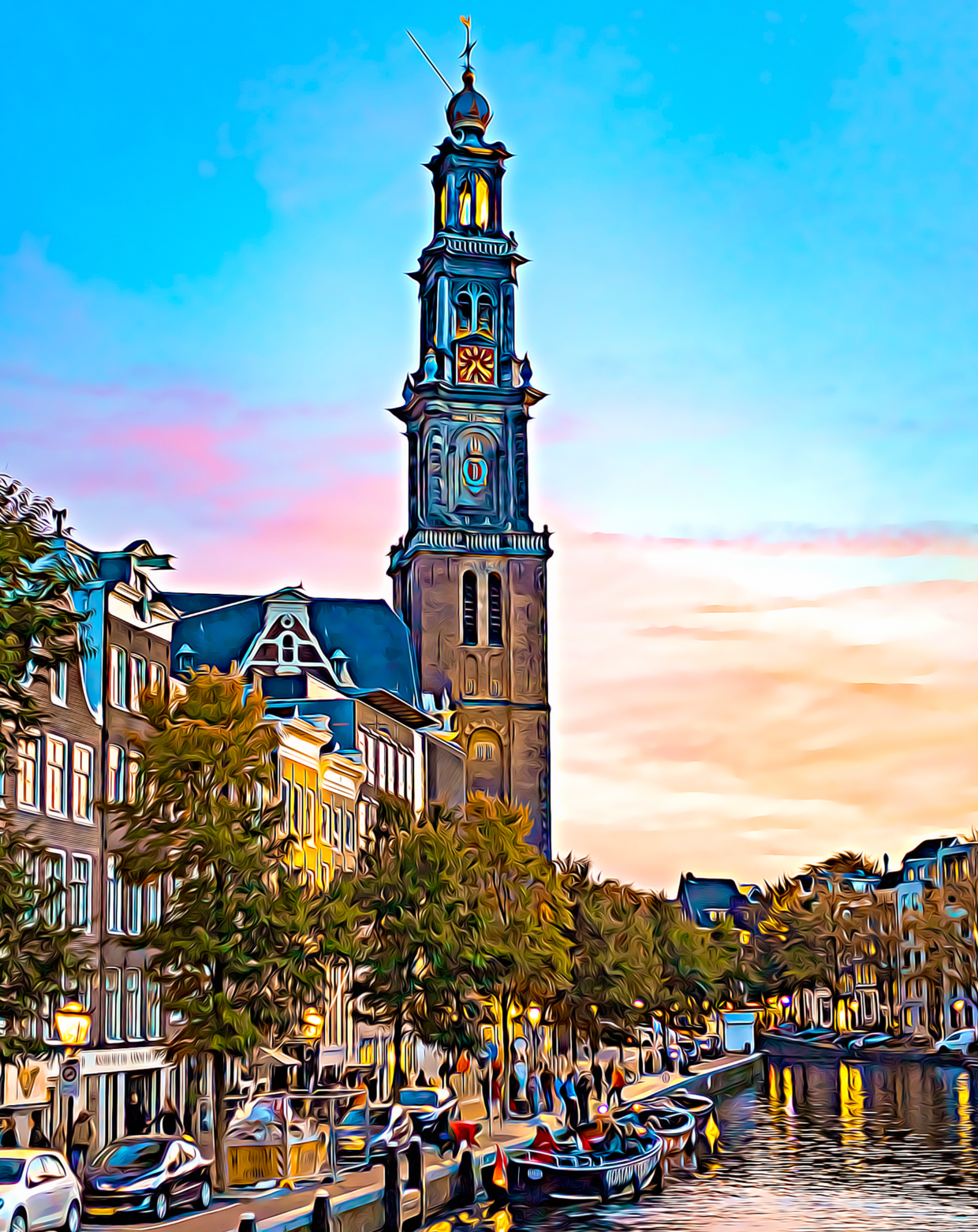 Westerkerk Diamond Painting Planet