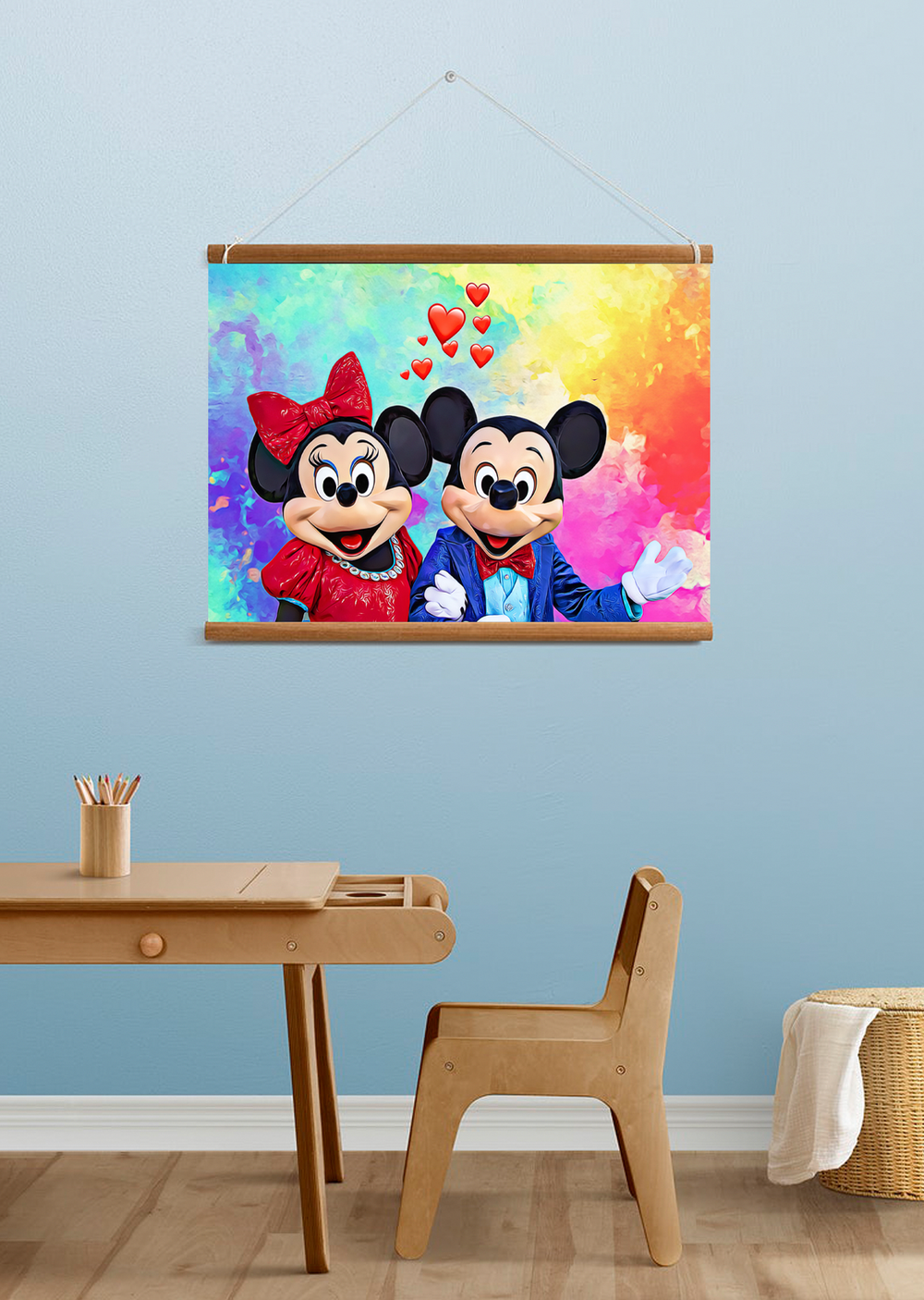 Mickey en Minnie Diamond Painting Planet