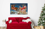 Vintage kerstman Diamond Painting Planet