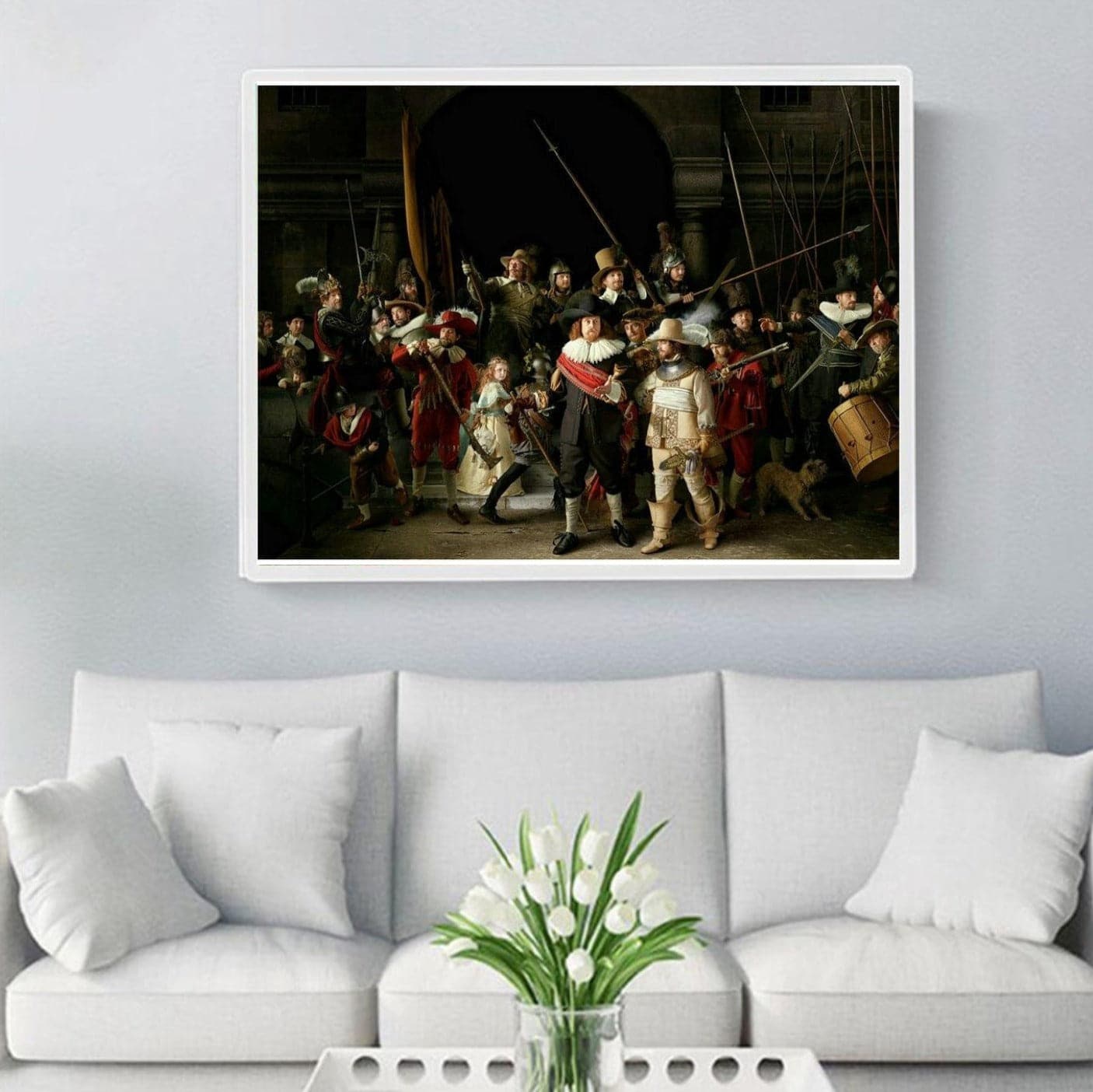 Rembrandt - Nachtwacht 50x60cm (Morgen in huis) Diamond Painting Planet