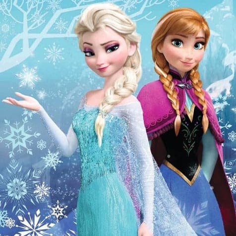 Frozen - Anna en Elsa (Morgen in huis) Diamond Painting Planet