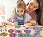 Mandala onderzetters Diamond Painting Planet