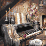 Piano Diamond Painting Planet