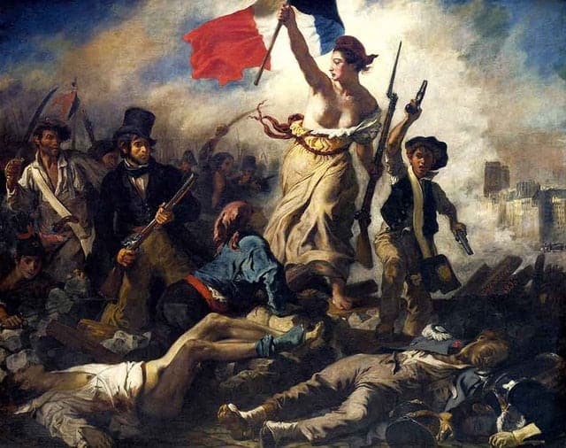 Delacroix - De vrijheid leid het volk Diamond Painting Planet