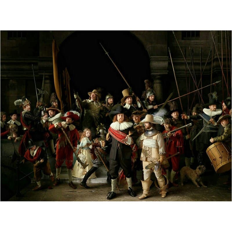 Rembrandt - Nachtwacht 50x60cm (Morgen in huis) Diamond Painting Planet