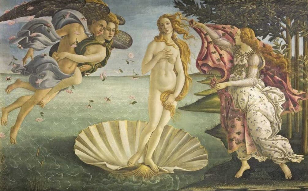 Bottecelli - De geboorte van Venus Diamond Painting Planet